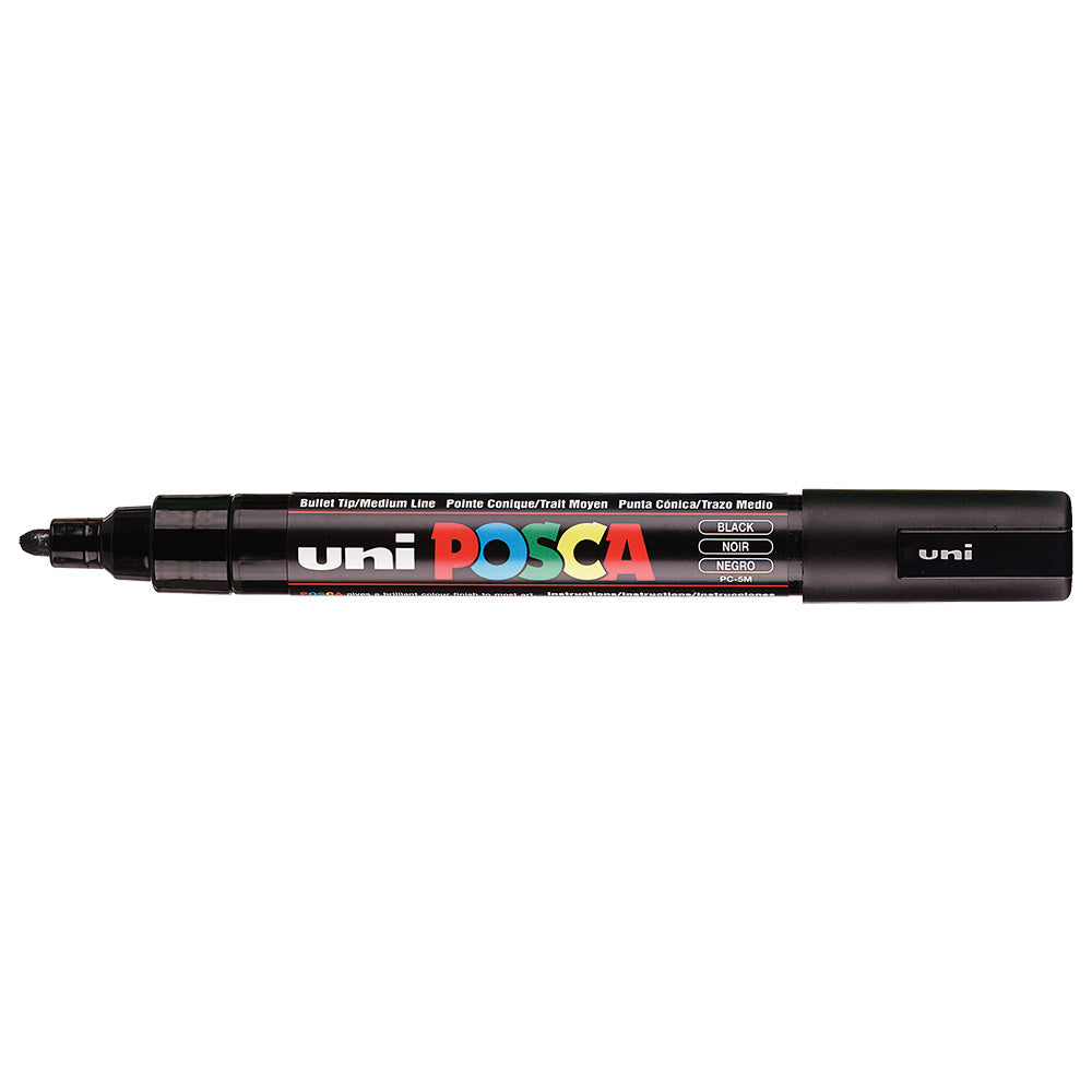 POSCA - Marqueur Pointe Conique Moyenne - Noir