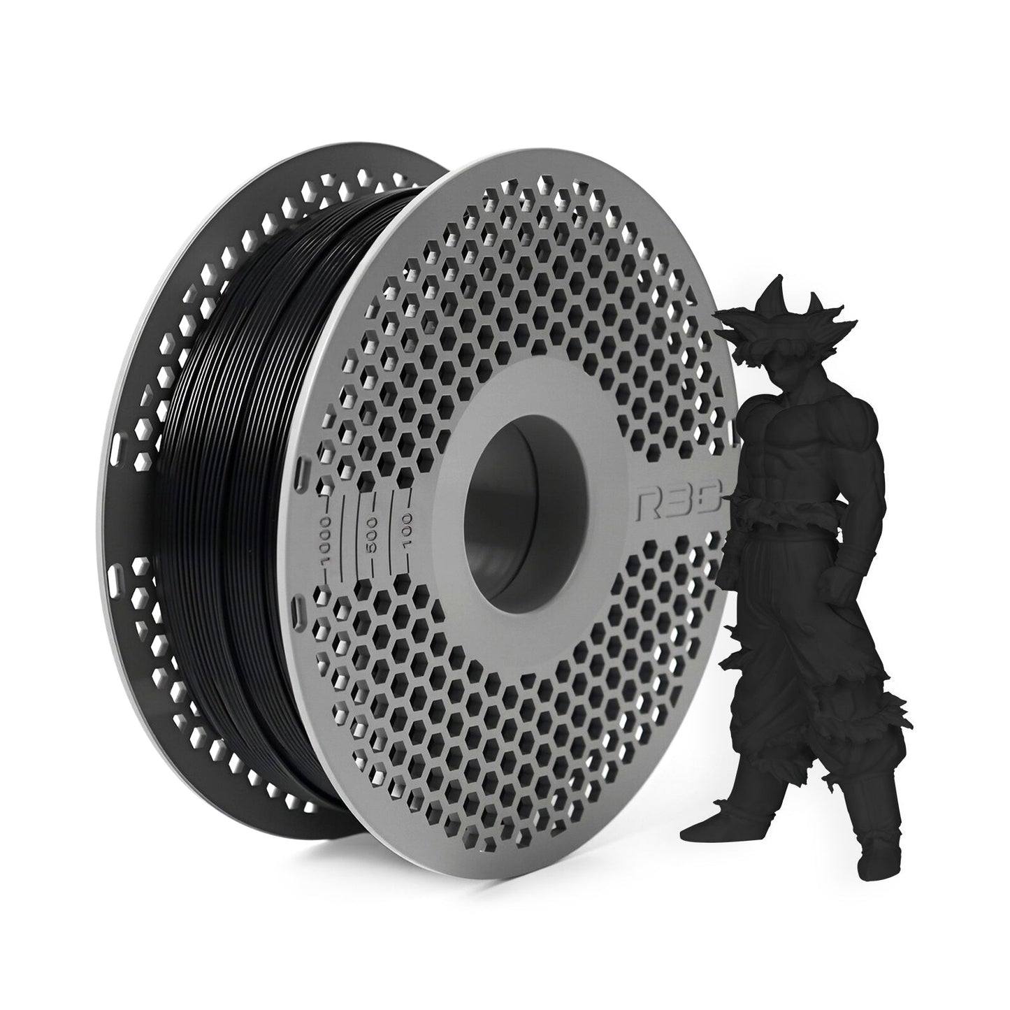 R3D - PLA High-speed - Noir (Black) - 1,75 mm - 1 kg avec RFID TigerTag