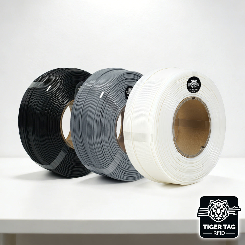 R3D - ASA - Gris (Grey) - 1,75 mm - 1 kg Refill avec RFID TigerTag