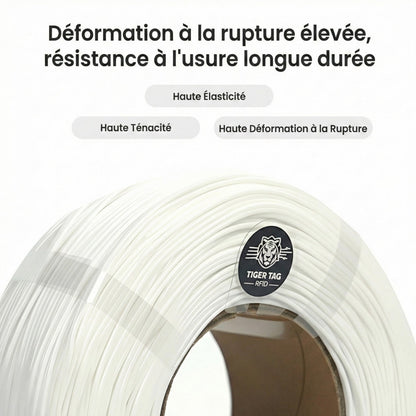 R3D - TPU (95A) - Blanc (White) - 1,75 mm - 1 kg - Refill avec RFID TigerTag