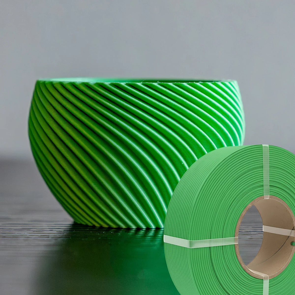 Panchroma PLA - Mat Vert Forêt (Matte Forest Green) - 1,75 mm - 1 kg - Refill