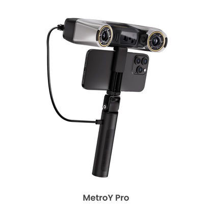 Revopoint - MetroY Pro - Scanners 3D Laser Bleu Sans-Fil pour Petites et Moyennes Pièces
