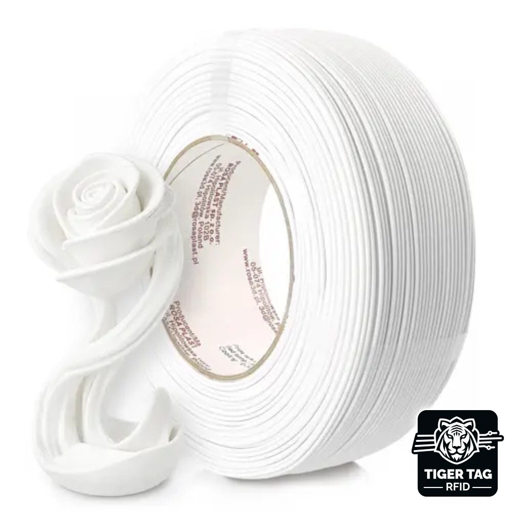 Pack Refill Rosa3D - PLA Starter Blanc Neige (Winter White) x3 + Masterspool Offerte
