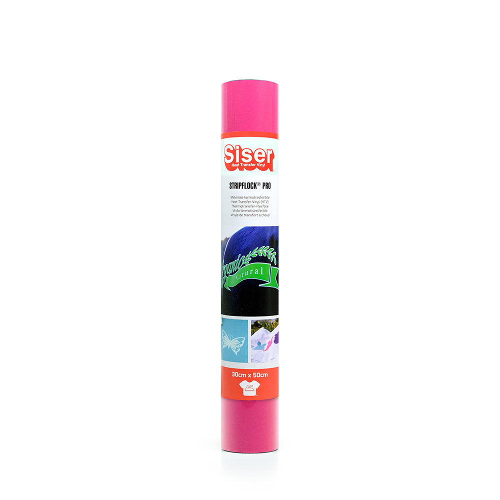 Siser - Flock - Rouleau Thermocollant - (S0008) Fuchsia Velours- 30 x 100 cm