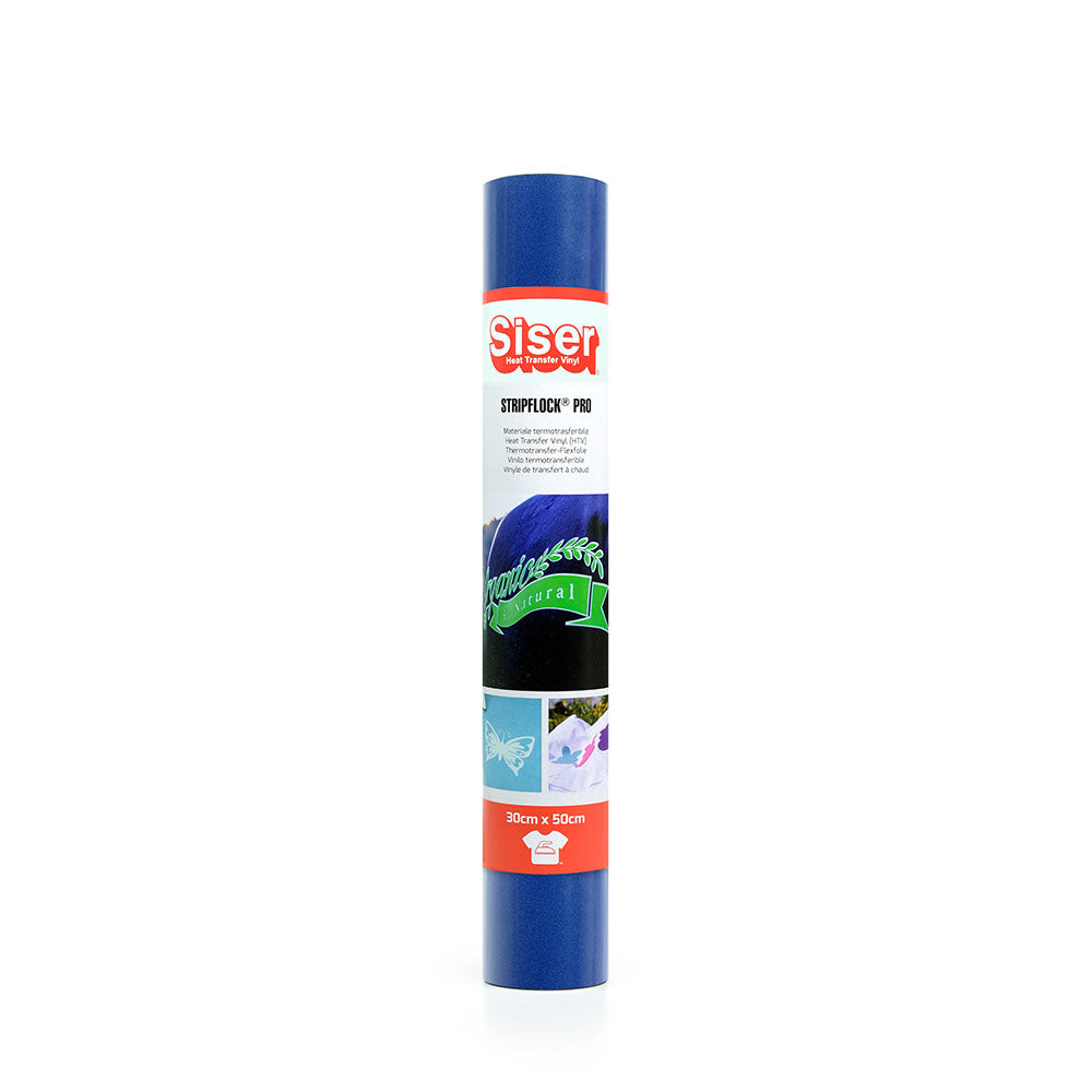Siser - Flock - Rouleau Thermocollant - (S0013) Bleu Roi Velours- 30 x 100 cm