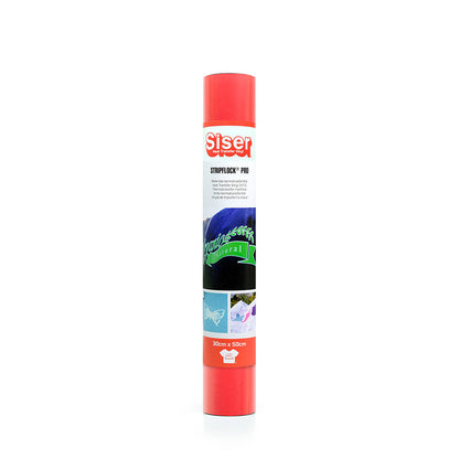 Siser - Flock - Rouleau Thermocollant - (S0028) Rouge Vif Velours- 30 x 100 cm