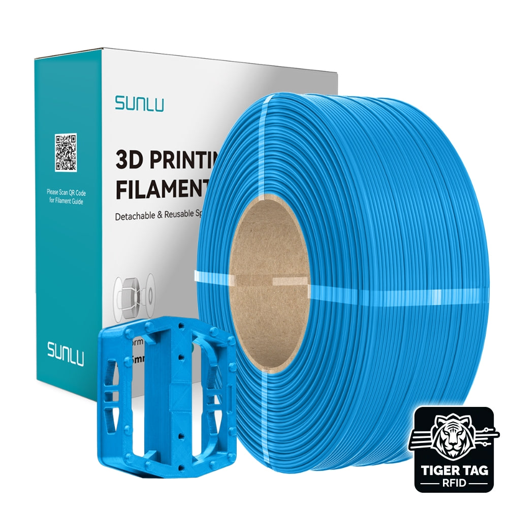 Sunlu - PETG - Cyan (Cyan) - 1,75 mm - 1 kg - Refill avec RFID TigerTag