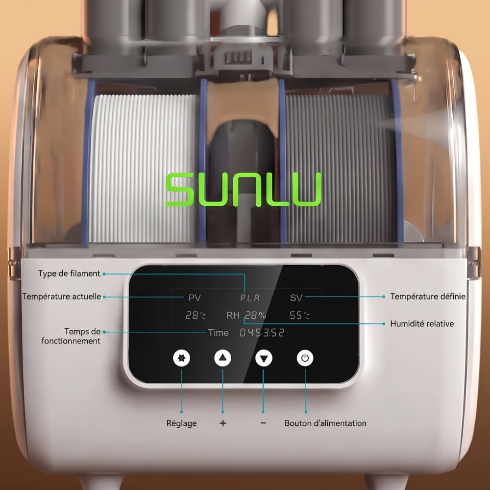 Sunlu - AMS Lite Heater - Mise à Niveau de l'AMS Lite Bambu Lab pour le Séchage pendant l'Impression