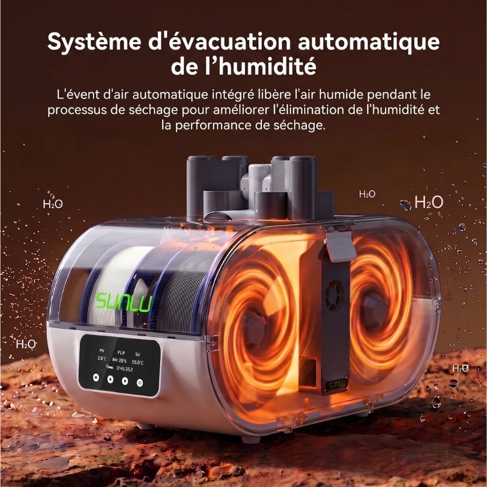 Sunlu - AMS Lite Heater - Mise à Niveau de l'AMS Lite Bambu Lab pour le Séchage pendant l'Impression