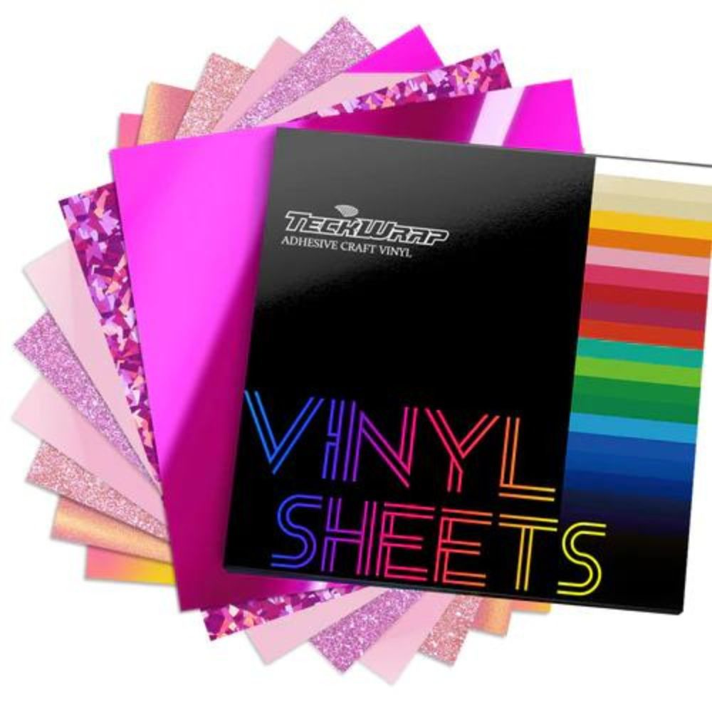 TeckWrapCraft - Color Tone - Vinyles Assortis - Tons Roses