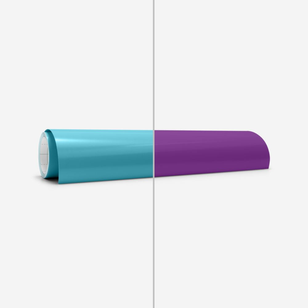 Cricut - Maker/Explore - Vinyle Thermoactif - Bleu Froid - 30 x 61 cm