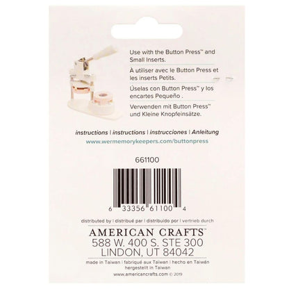 We R Memory - Button Press - 5 Boutons Trombones Petits - 25 mm