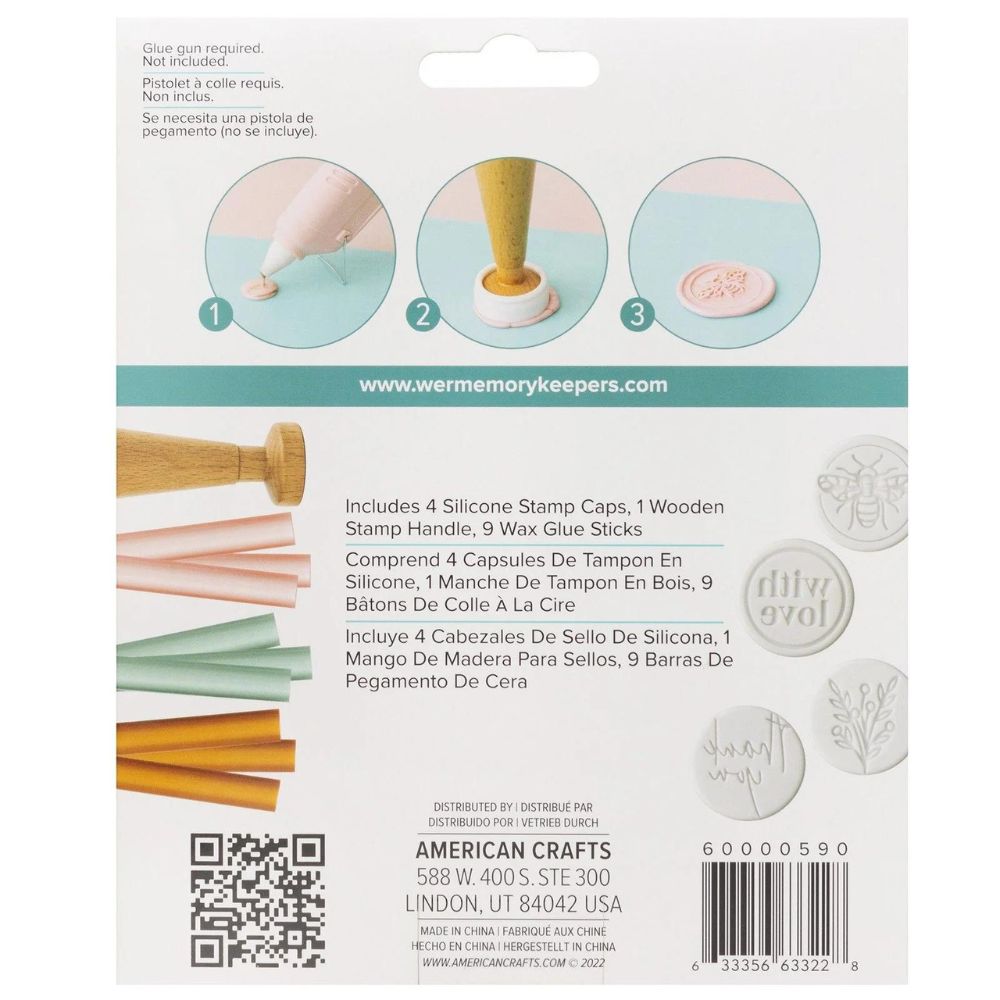 We R Memory - Kit de Cachetage Cire d'Enveloppes - 15 pièces