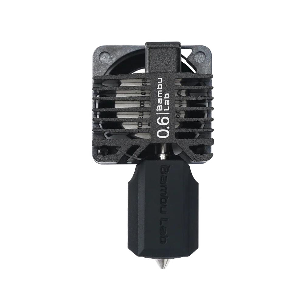 Bambu Lab - Série X1 - Tête d'Extrusion Complète Buse Acier trempé 0,6 mm (Complete Hotend Assembly)