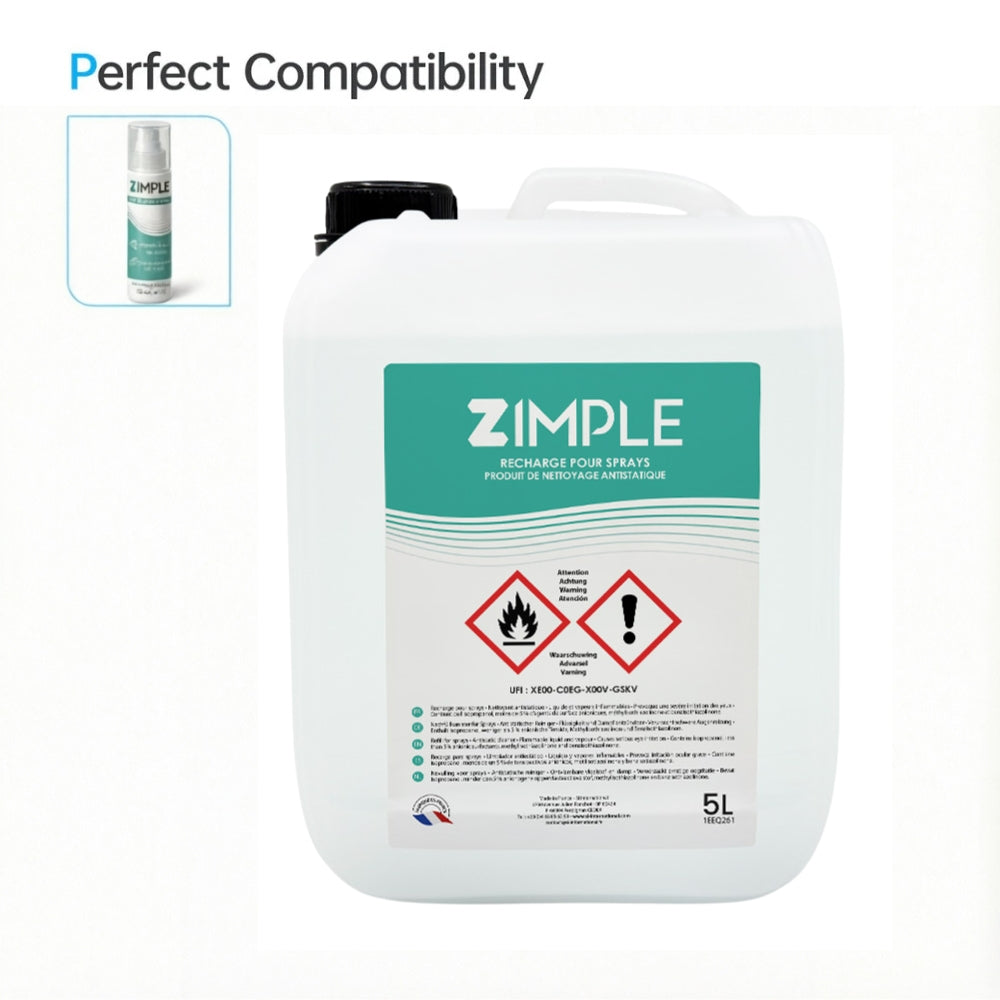 Zimple3D - Bidon de Recharge 5 L pour Zicleaner