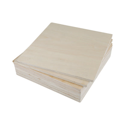 Creality - 6 Plaques de Contreplaqué Mélaminé Tilleul (Basswood Sheets) - 30 x 30 cm - 5 mm