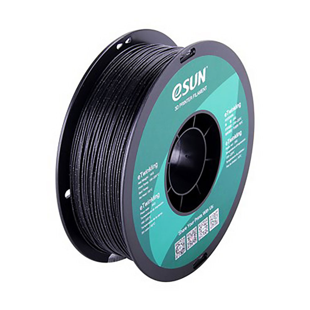 Bobine eSun de PLA eTwinkling Black - 1 kg - Bobine en plastique 