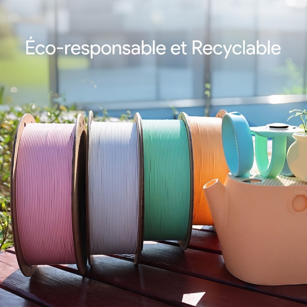 eSun - PETG-Matte - Gris Foncé (Dark Gray) - 1,75 mm - 1 kg Refill avec RFID TigerTag