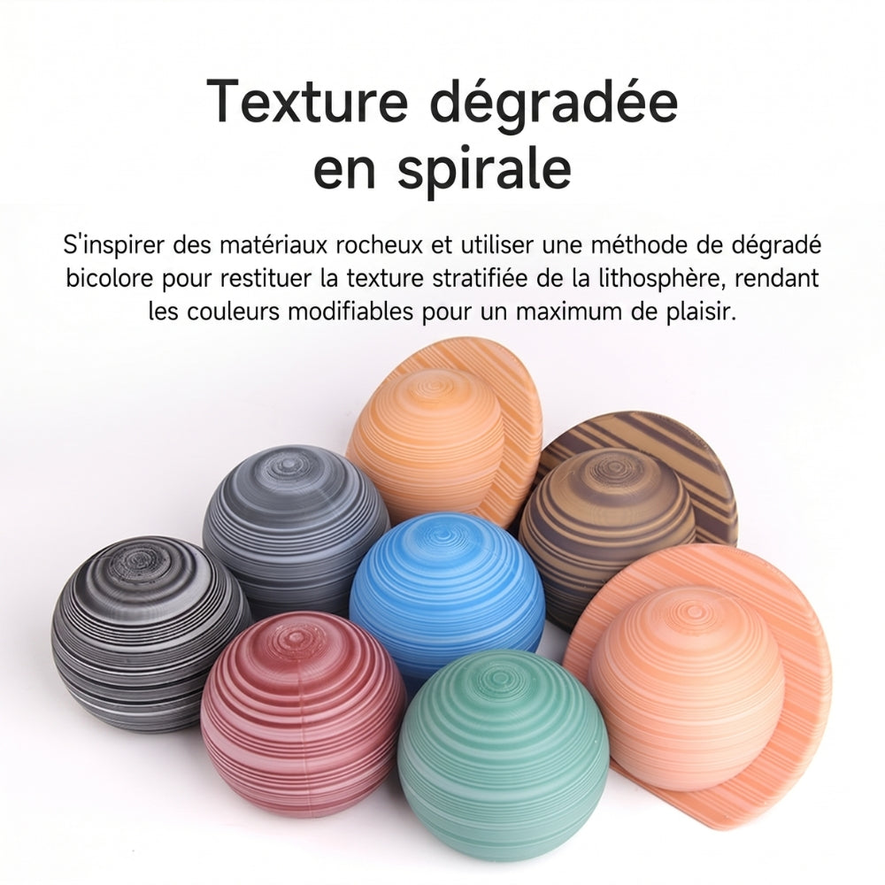 eSun - PLA-Rock - Porphyre Tigré (Tiger Porphyry) - 1,75 mm - 1 kg avec RFID TigerTag