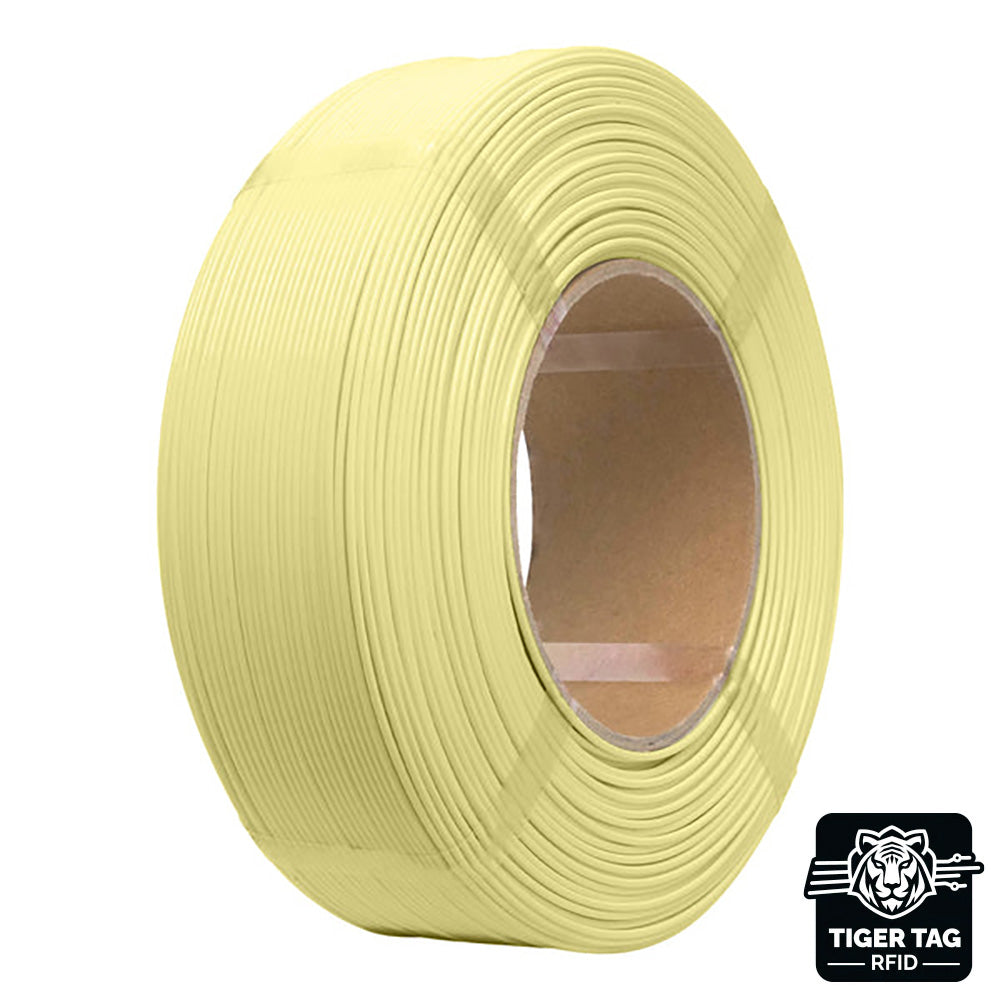 eSun - PLA+ - Amande (Almond Yellow) - 1,75 mm - 1 kg Refill avec RFID TigerTag
