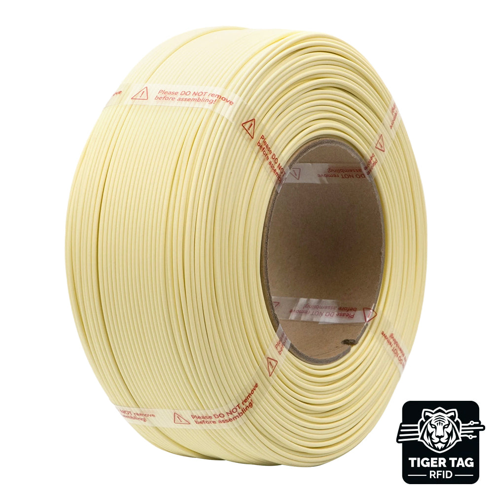 eSun - PLA Matte - Amande (Almond Yellow) - 1,75 mm - 1 kg Refill avec RFID TigerTag