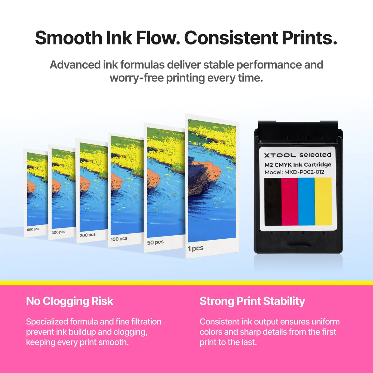 xTool - M2 - Cartouche d'Encre CMJN (CMYK Ink Cartridge)