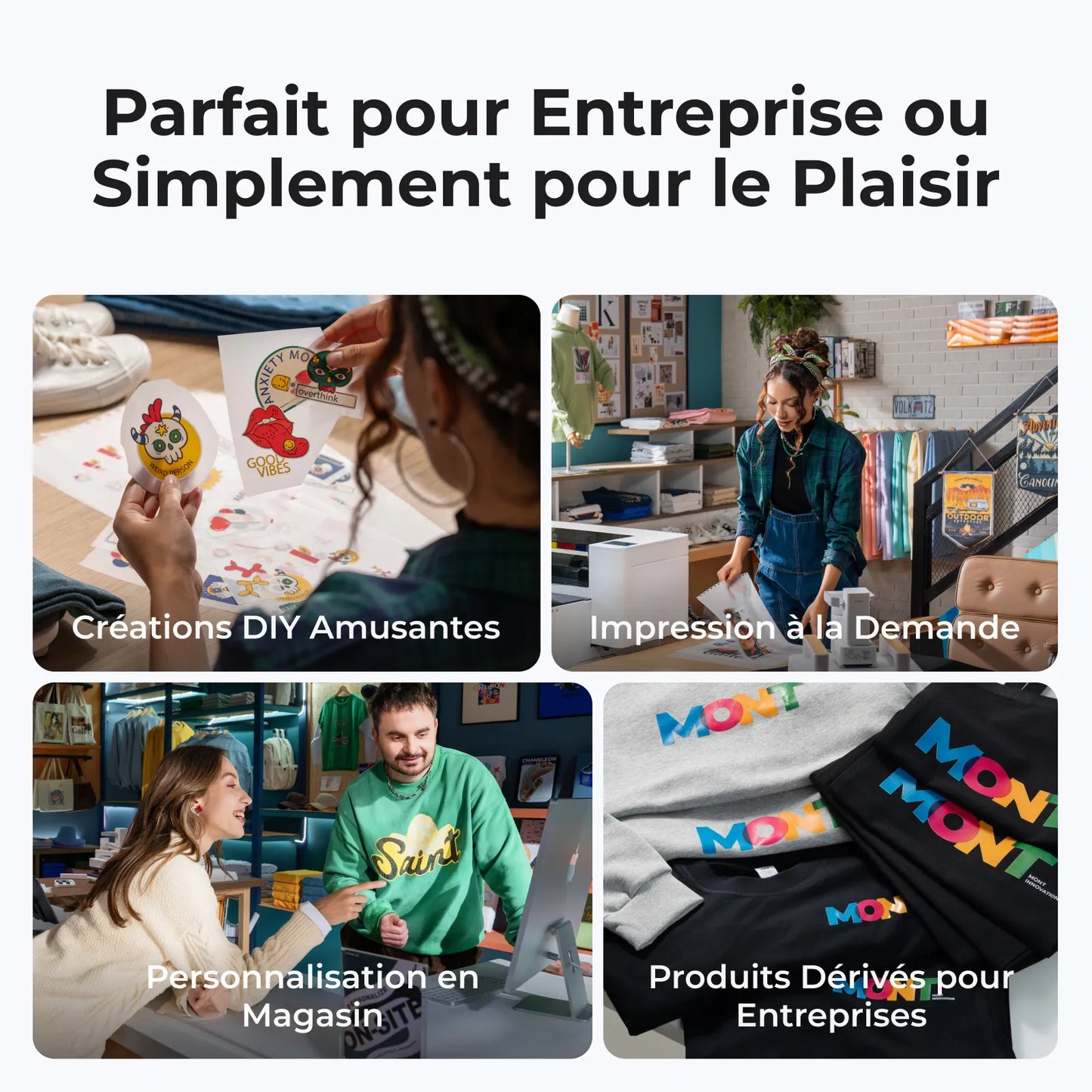 xTool - Apparel Printer Imprimante Textile DTF  - Kit Complet