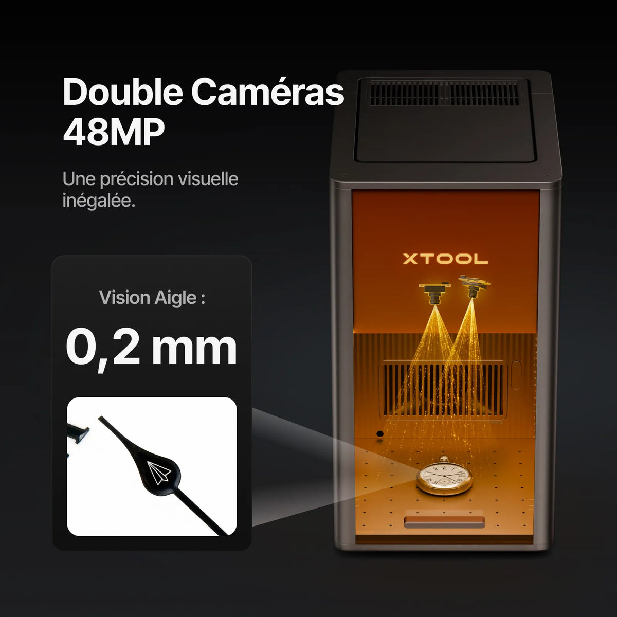 xTool - F2 Ultra UV - Graveur Laser UV 5W de 355 nm