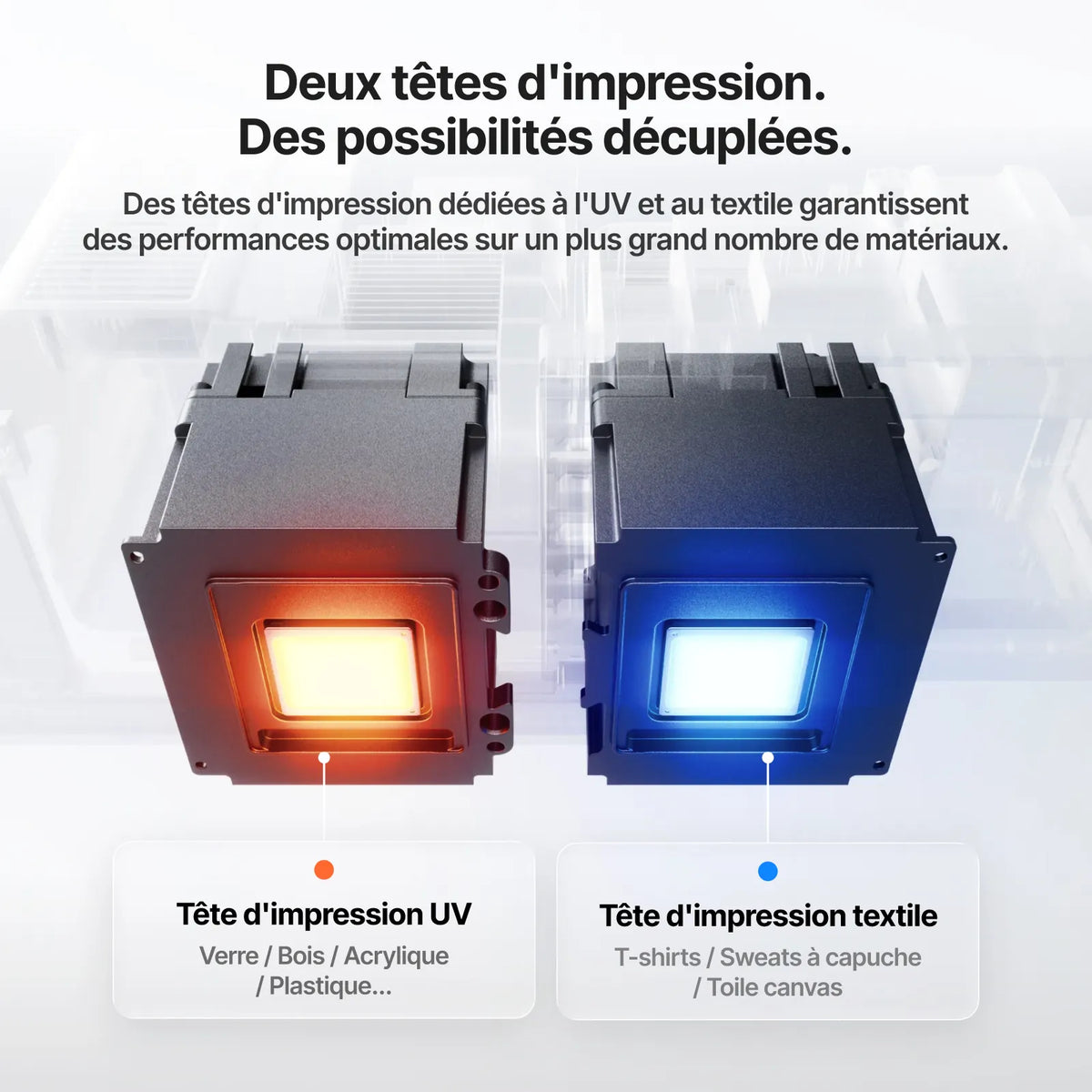 xTool - O1 Omni Printer - Pack Polyvalent DT + UV (UV&DTG Versatile Bundle)