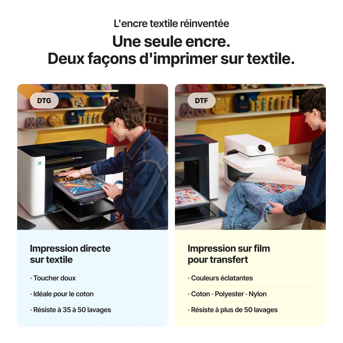 xTool - O1 Omni Printer - Pack Rotatif UV Double (Dual UV Rotary Bundle)