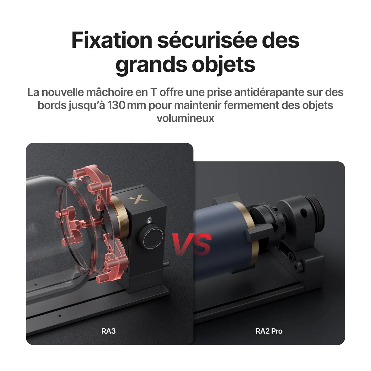 xTool - RA3 : Premier mandrin rotatif intelligent avec système MagSwap™