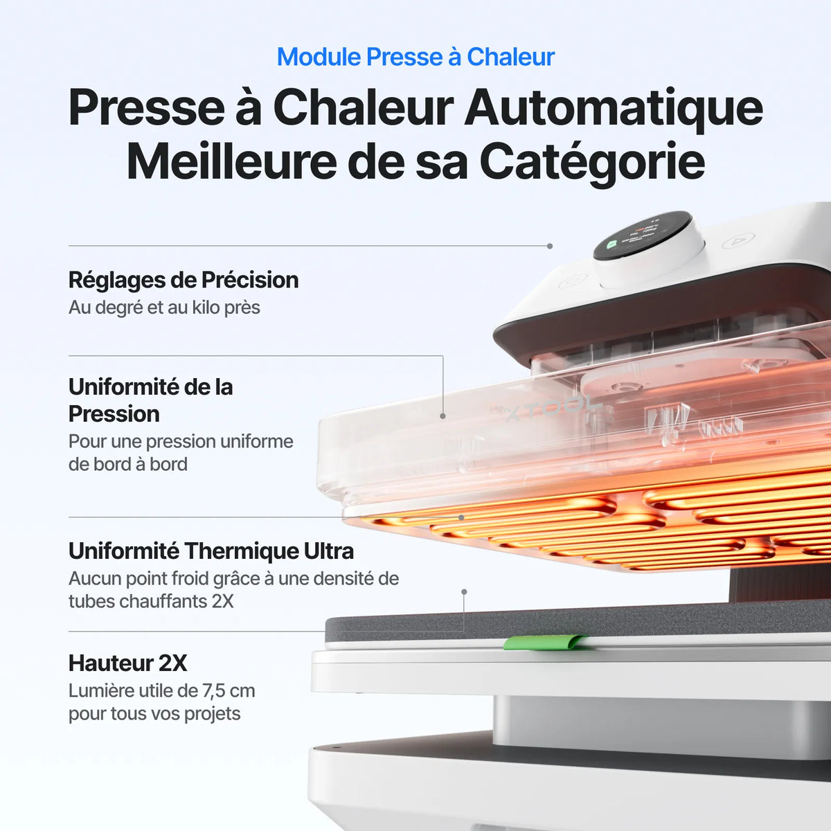 xTool - WonderPress - Pack Presse à Chaud Performance (Efficiency Boost Deluxe Bundle)