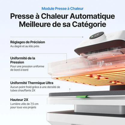 xTool - WonderPress - Pack Presse à Chaud Performance (Efficiency Boost Deluxe Bundle)