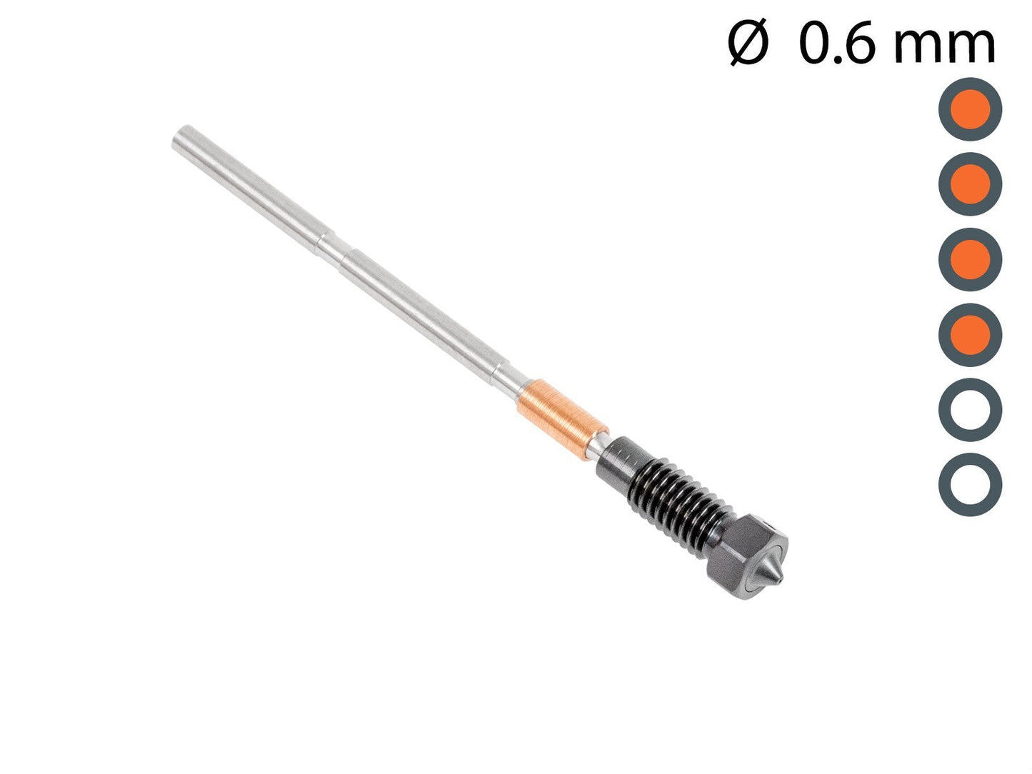 Prusa - Buse ObXidian (Nozzle ObXidian) - 0.6 mm